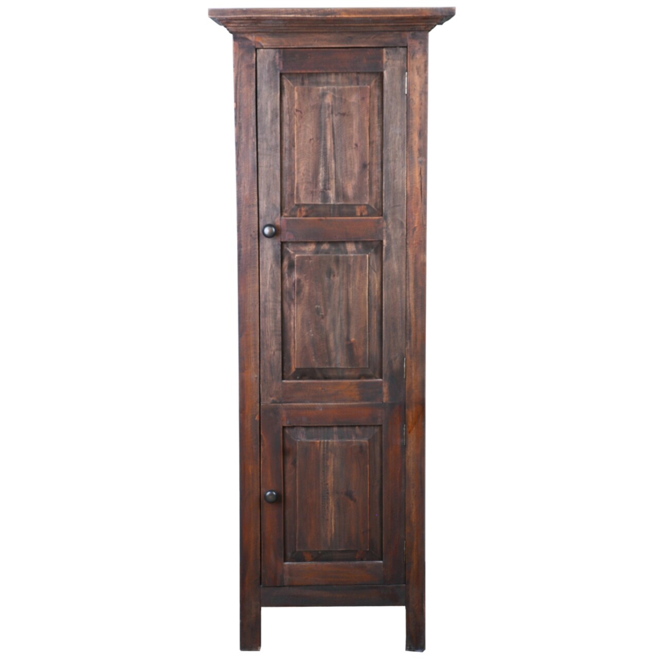 Contemporary Home Living 2-Doors Raftwood Accent Cabinet - 55" - Brown